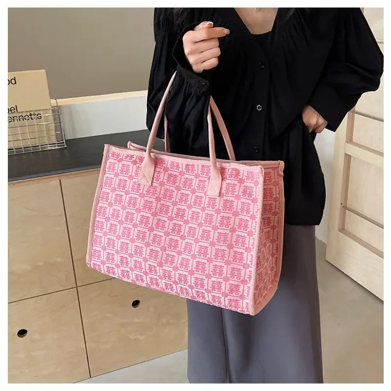 KissICON Red Bridal Tote – Wedding Work Purse