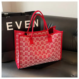 KissICON Red Bridal Tote – Wedding Work Purse