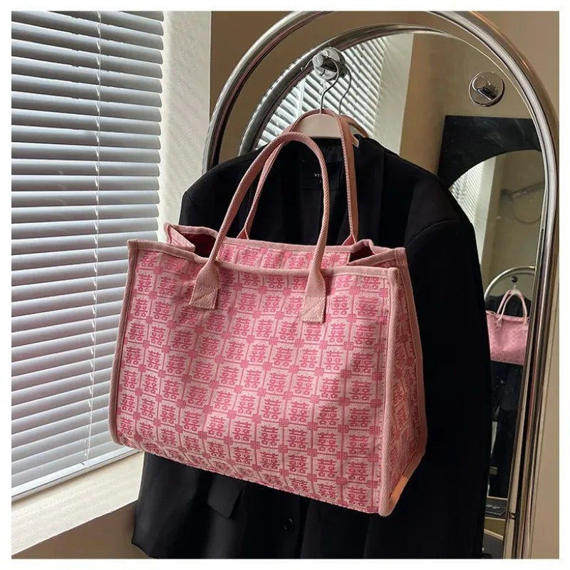 KissICON Red Bridal Tote – Wedding Work Purse