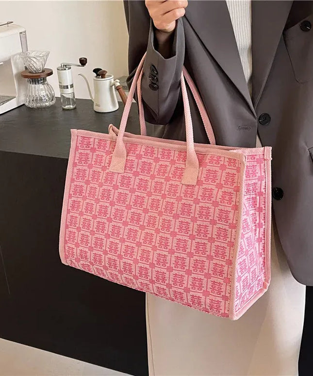 KissICON Red Bridal Tote – Wedding Work Purse