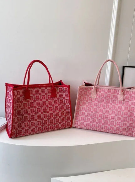 KissICON Red Bridal Tote – Wedding Work Purse