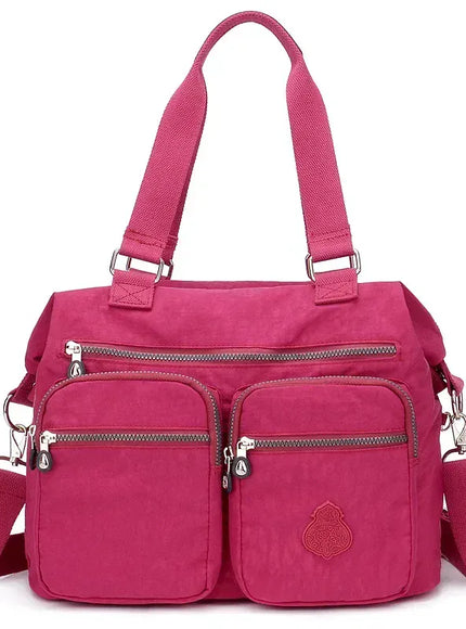 KissICON Red / CHINA Women's Top-handle Big Handbag – Nylon Bags Waterproof