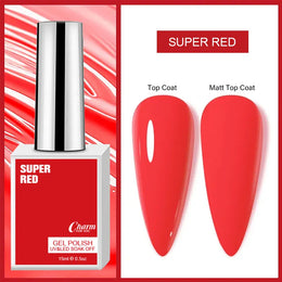 KissICON Red Classic Gel Nail Polish 15ml Black White Red