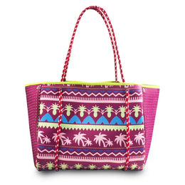 KissICON Red Fashionable Large-capacity Durable Tote – Women's Outing