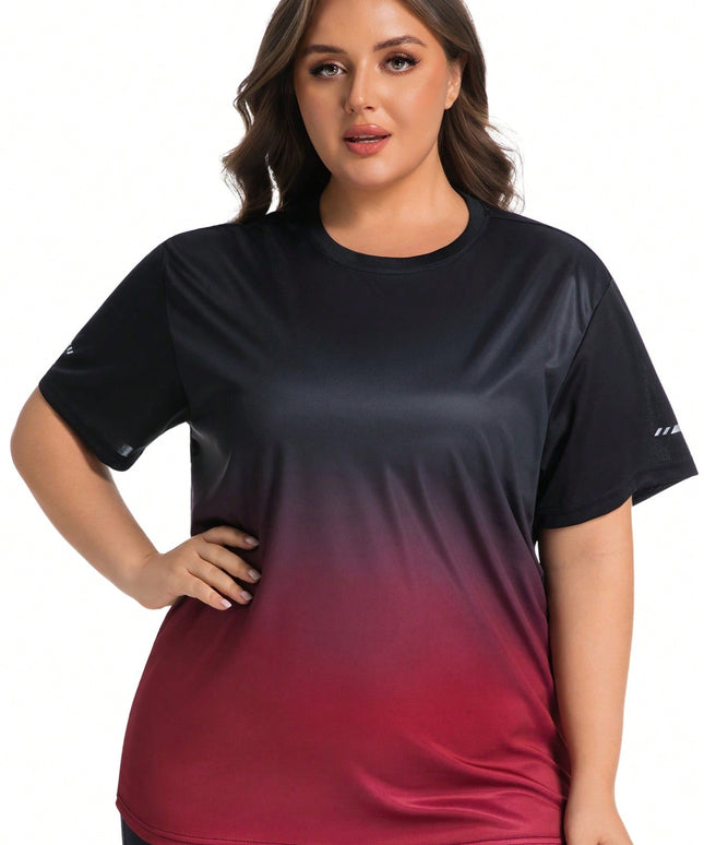 GAJGAPT gym top Red / S-XXL Loose Fit Sports Short Sleeve T-Shirt