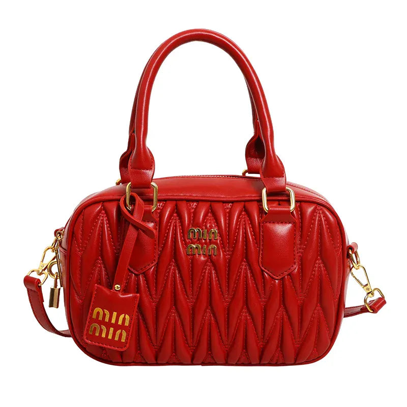KissICON Red Small Square Multi-way Shoulder Crossbody – Daily Use Hand