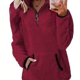 jkthpu-45 Red / UK 18 Plus Size, Women's Plus Size Spring Autumn Winter
