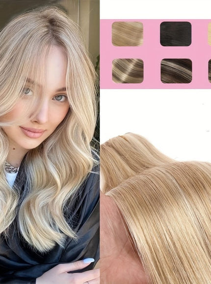 KissICON Remy Straight Tape In Hair Extensions 18 26