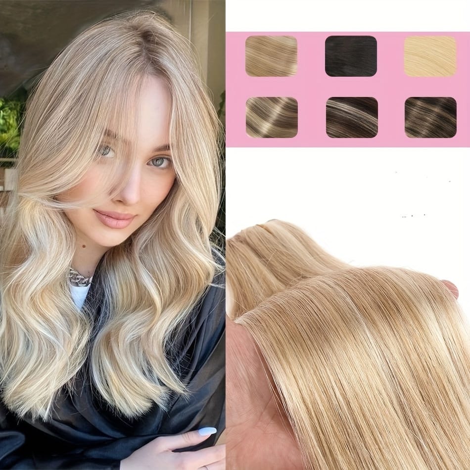KissICON Remy Straight Tape In Hair Extensions 18 26