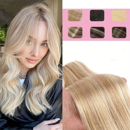 KissICON Remy Straight Tape In Hair Extensions 18 26