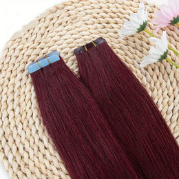 KissICON Remy Straight Tape In Hair Extensions 18 26