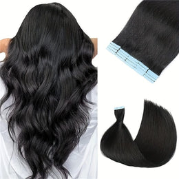 KissICON Remy Straight Tape In Hair Extensions 18 26