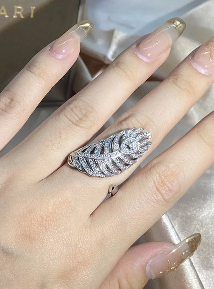 KissICON resizable KissIcon 925 Silver Ring For Women - Adjustable Zircon