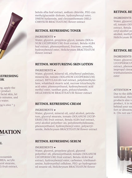 KissICON Retinol 13-piece set KissIcon Retinol Skincare Set - Gentle Anti Aging