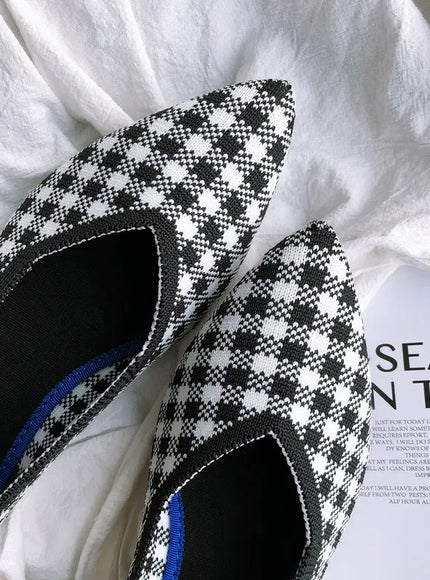 KissICON Retro Elegant Flat Shoes Women 2021 Spring Autumn