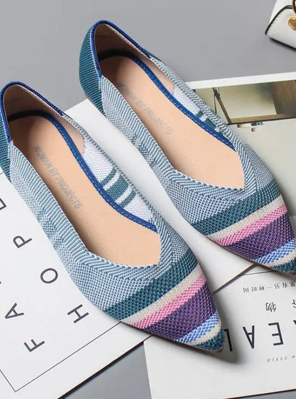 KissICON Retro Elegant Flat Shoes Women 2021 Spring Autumn
