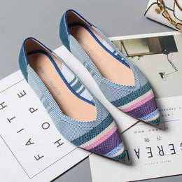 KissICON Retro Elegant Flat Shoes Women 2021 Spring Autumn