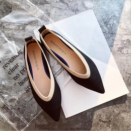 KissICON Retro Elegant Flat Shoes Women 2021 Spring Autumn