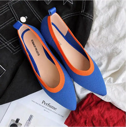 KissICON Retro Elegant Flat Shoes Women 2021 Spring Autumn