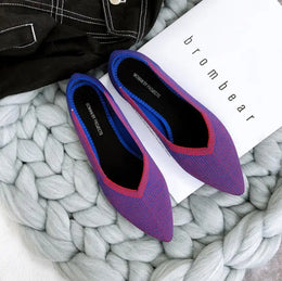 KissICON Retro Elegant Flat Shoes Women 2021 Spring Autumn