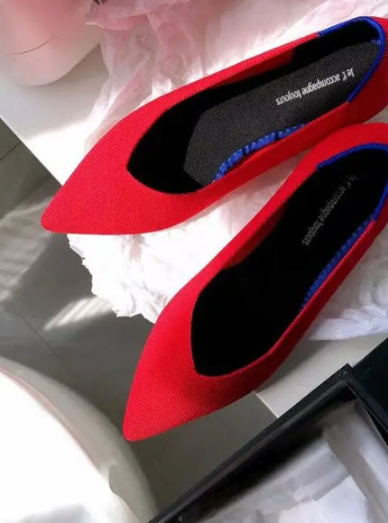 KissICON Retro Elegant Flat Shoes Women 2021 Spring Autumn