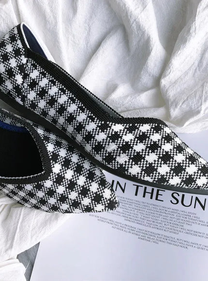 KissICON Retro Elegant Flat Shoes Women 2021 Spring Autumn