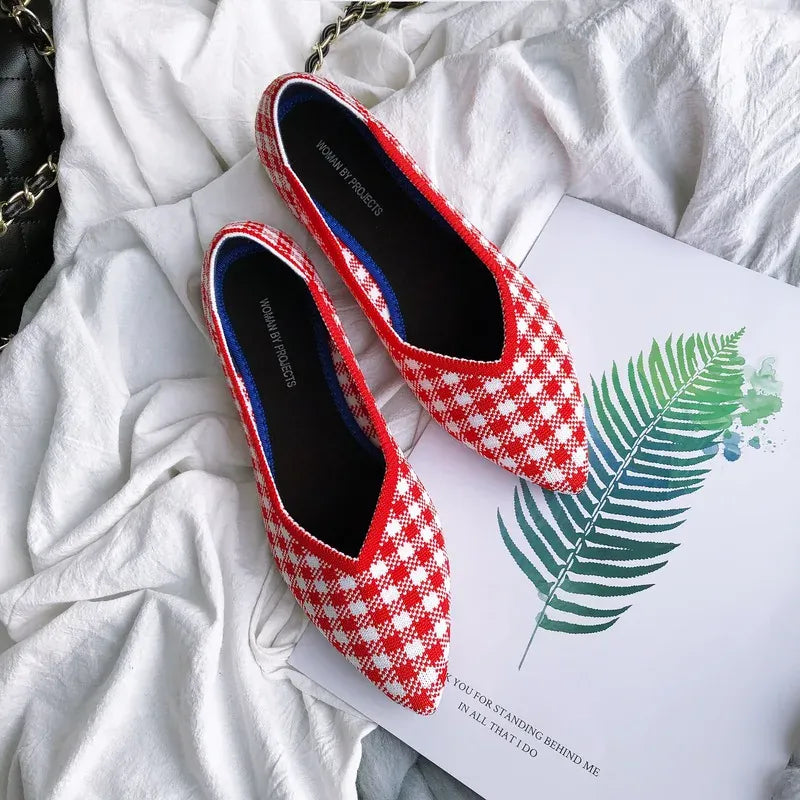 KissICON Retro Elegant Flat Shoes Women 2021 Spring Autumn
