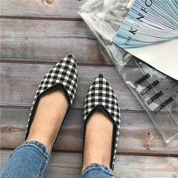 KissICON Retro Elegant Flat Shoes Women 2021 Spring Autumn