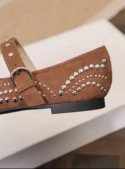 KissICON Retro Flat Shoes for Women Autumn Winter New