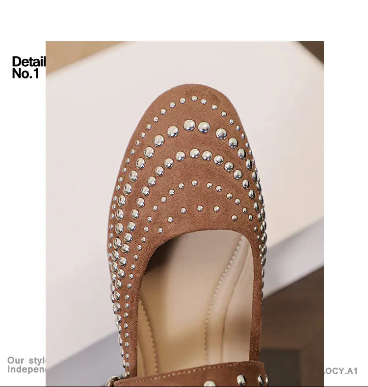 KissICON Retro Flat Shoes for Women Autumn Winter New