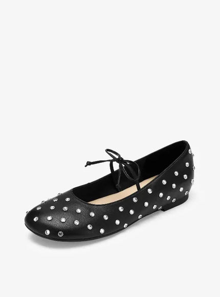 KissICON Retro Flat Shoes for Women Spring and Autumn