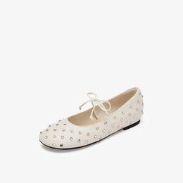 KissICON Retro Flat Shoes for Women Spring and Autumn