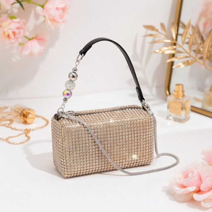 Rhinestone Crossbody Bag Chic Evening Style for Any Occasion