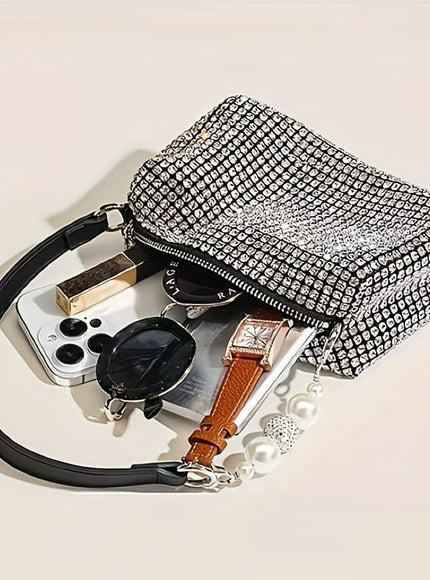 jkthpu-45 Rhinestone Crossbody Bag Chic Evening Style for Any Occasion