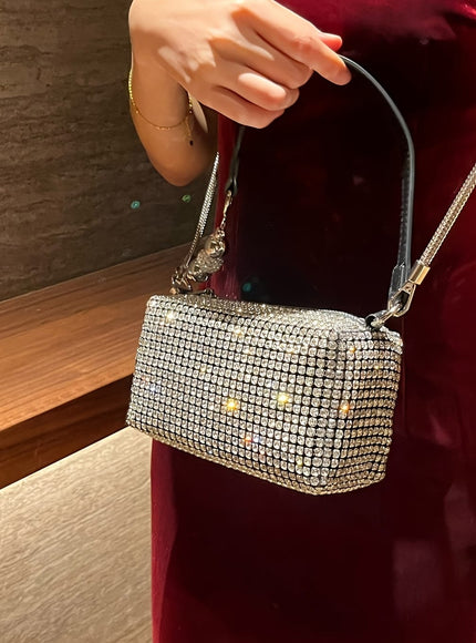 jkthpu-45 Rhinestone Crossbody Bag Chic Evening Style for Any Occasion