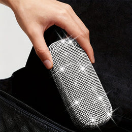 KissICON Rhinestone Glasses Case – Portable Storage