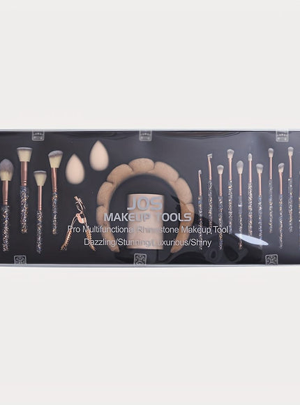 KissICON Rhinestone Makeup Brush Set – 23 Pro Tools