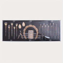KissICON Rhinestone Makeup Brush Set – 23 Pro Tools
