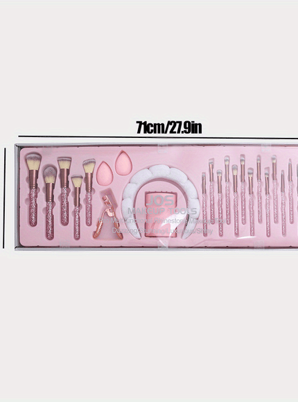 KissICON Rhinestone Makeup Brush Set – 23 Pro Tools