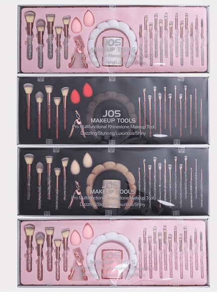 KissICON Rhinestone Makeup Brush Set – 23 Pro Tools