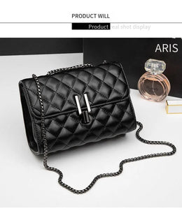 KissICON Rhombic Chain Small Fragrant Wind Messenger Shoulder