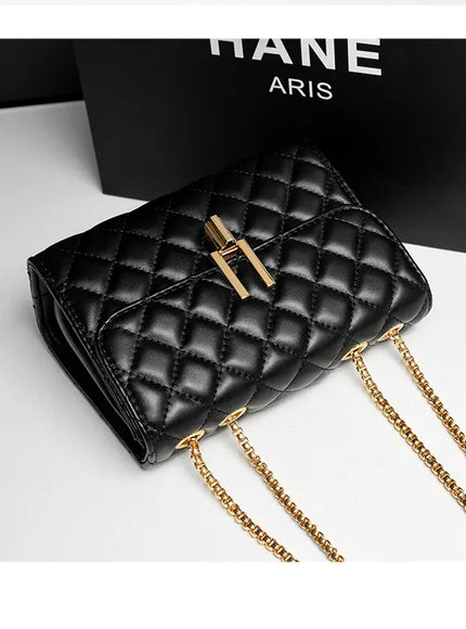 KissICON Rhombic Chain Small Fragrant Wind Messenger Shoulder