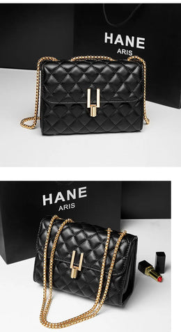 KissICON Rhombic Chain Small Fragrant Wind Messenger Shoulder