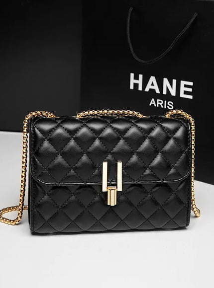 KissICON Rhombic Chain Small Fragrant Wind Messenger Shoulder