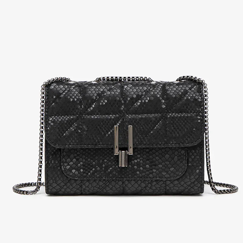 KissICON Rhombic Chain Small Fragrant Wind Messenger Shoulder
