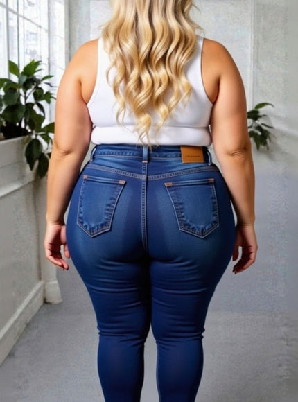 KissICON Ripped & Ready High-Waisted Skinny Jeans