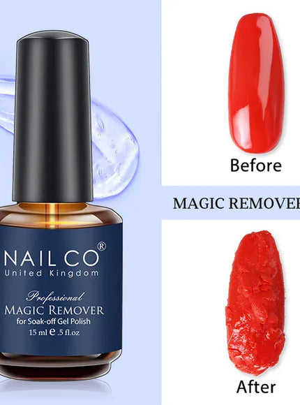 KissICON RM-B 💋 Nailco 15ml Translucent Gel Polish-Natural Resin Formula