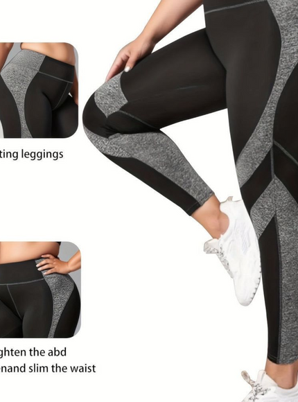 Plus Size HighWaisted Yoga Pants Tummy Control Booty Lift