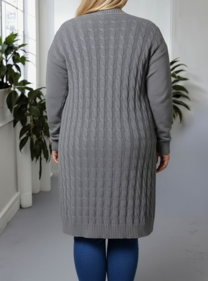 Cozy PlusSize Cardigan Sweater for Effortless Style