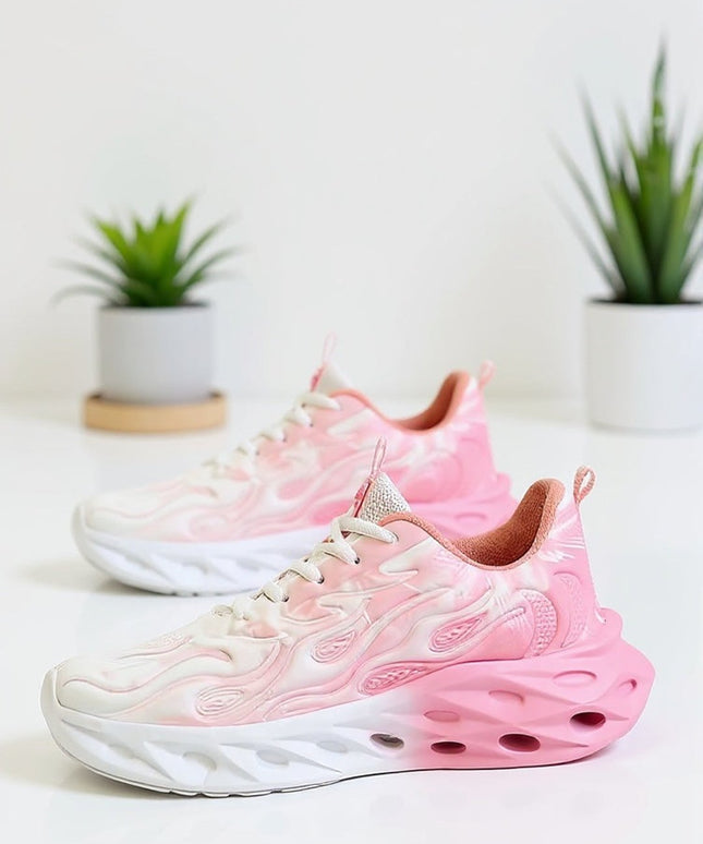 Women's Pink Trainers – Stylish Plus-Size Footwear